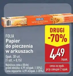 ALDI Papier do pieczenia Folia oferta