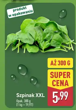 ALDI Szpinak XXL Aldi oferta