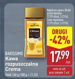 ALDI Kawa rozpuszczalna Crema Barissimo oferta