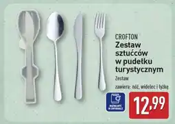 ALDI CROFTON Zestaw sztućców w pudełku turystycznym oferta