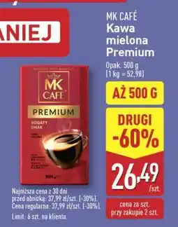 ALDI MK CAFÉ Kawa mielona Premium oferta
