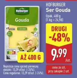 ALDI HOFBURGER Ser gouda oferta
