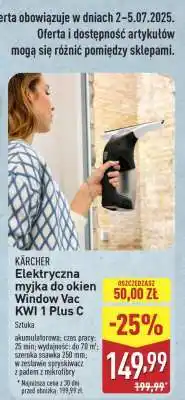 ALDI KÄRCHER Elektryczna myjka do okien Window Vac KW 1 Plus C oferta