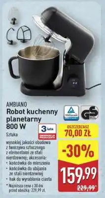 ALDI Robot kuchenny planetarny 800 W oferta