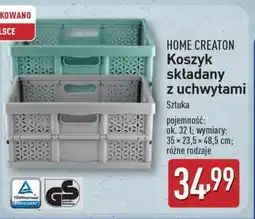 ALDI HOME CREATON Koszyk składany z uchwytami oferta