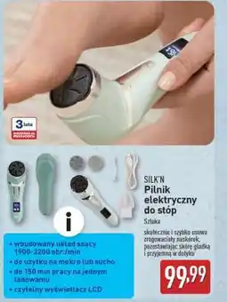 ALDI SILK'N Pilnik elektryczny do stóp oferta