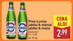 ALDI Piwo Łomża jabłko & wiśnia/jabłko & mięta oferta