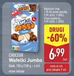 ALDI CHOCEUR Wafelki Jumbo oferta