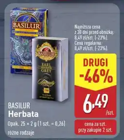 ALDI BASILUR Herbata oferta