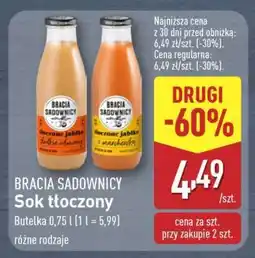 ALDI BRACIA SADOWNICY Sok tłoczony oferta