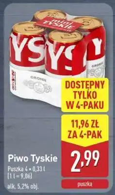 ALDI Piwo Tyskie oferta