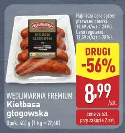 ALDI Wędlinarnia Premium Kiełbasa Głogowska oferta