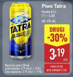 ALDI Piwo Tatra oferta