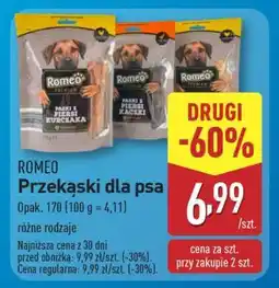 ALDI ROMEO Przekąski dla psa oferta