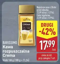 ALDI BARISSIMO Kawa rozpuszczalna Crema oferta