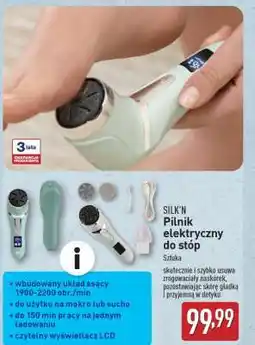 ALDI SILK'N Pilnik elektryczny do stóp oferta