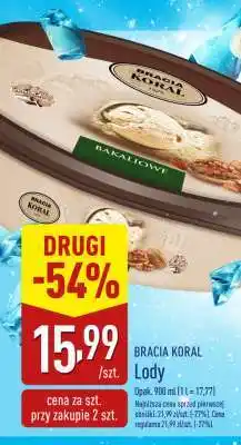 ALDI BRACIA KORAL Lody oferta