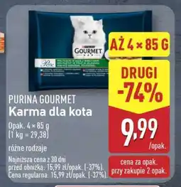 ALDI Purina Gourmet Karma dla kota oferta
