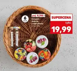 Kaufland Komplet słoików z zakrętkami oferta