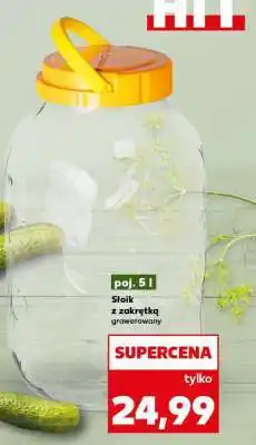 Kaufland Słoik z zakrętką grawerowany oferta