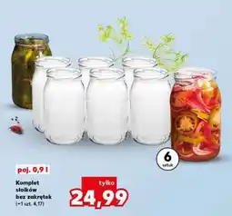 Kaufland Komplet słoików bez zakrętek oferta
