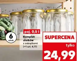 Kaufland Komplet słoików z zakrętkami oferta
