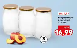 Kaufland Komplet słoików z zakrętkami oferta