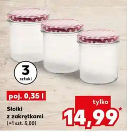 Kaufland Słoiki z zakrętkami oferta