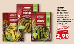 Kaufland PRYMAT Mieszanka do ogórków konserwowych, konserwowych z curry, kwaszonych 40 g opakowanie oferta