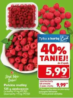 Kaufland Polskie maliny oferta