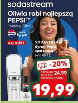 Kaufland SODASTREAM Syrop Pepsi opakowanie oferta