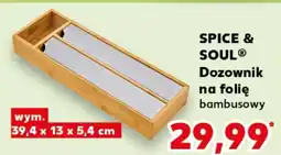 Kaufland SPICE & SOUL Dozownik na folię bambusowy oferta