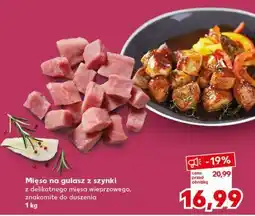 Kaufland Mięso na gulasz z szynki oferta