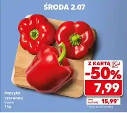 Kaufland Papryka czerwona luzem 1 kg oferta