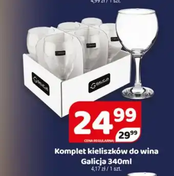 Delfin Komplet kieliszków do wina Galicja 340ml oferta