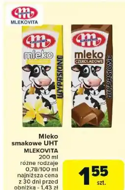 Carrefour Mleko smakowe UHT Mlekovita oferta