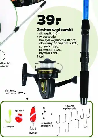 Auchan Zestaw wędkarski 1 ZES oferta