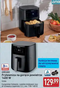 ALDI AMBIANO Frytownica na gorące powietrze 1400 W oferta