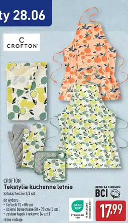ALDI CROFTON Tekstylia kuchenne letnie oferta
