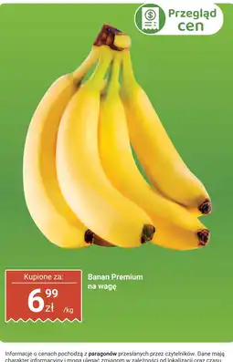 Biedronka Banan Premium na wagę Biedronka oferta