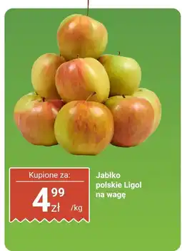 Biedronka Jabłko polskie Ligol na wagę Biedronka oferta