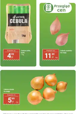 Biedronka Cebula młoda Biedronka oferta