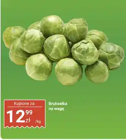 Biedronka Brukselka na wagę Biedronka oferta