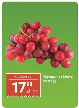 Biedronka Winogrono różowe Biedronka oferta