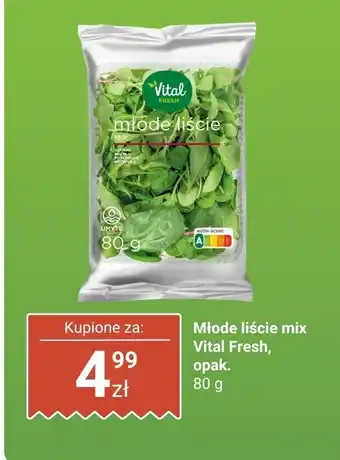 Biedronka Sałata Młode liście mix Vital Fresh oferta