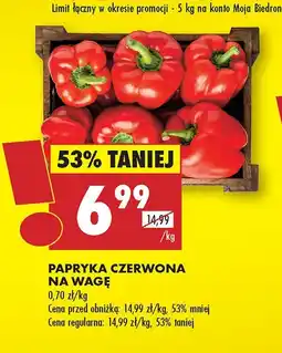 Biedronka Papryka czerwona Biedronka oferta