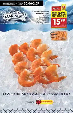 Biedronka Krewetki gotowane Marinero oferta