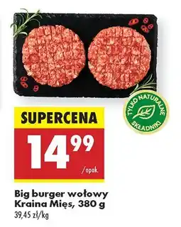 Biedronka Big burger wołowy Kraina Mięs oferta