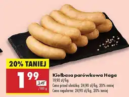 Biedronka Kiełbasa parówkowa Haga oferta