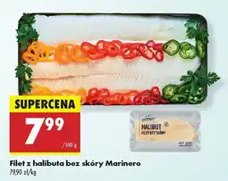 Biedronka Filet z halibuta bez skóry Marinero oferta